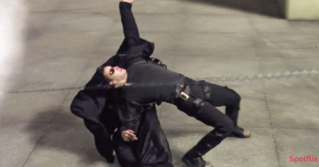 Neo and Trinity’s Bullet Time Scene  from The Matrix