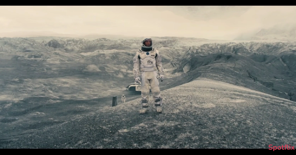 The Alien Planet Surface from Interstellar