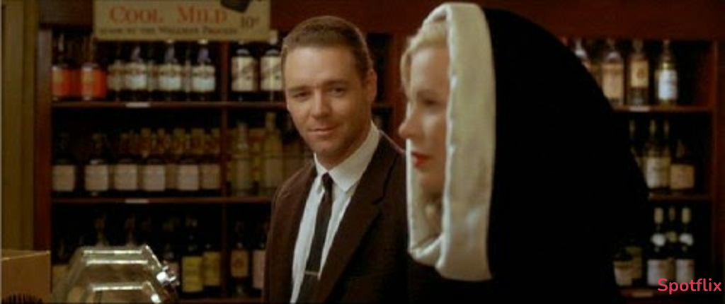 Bud First Sees Lynn Bracken at the Liquor Store from L.A. Confidential