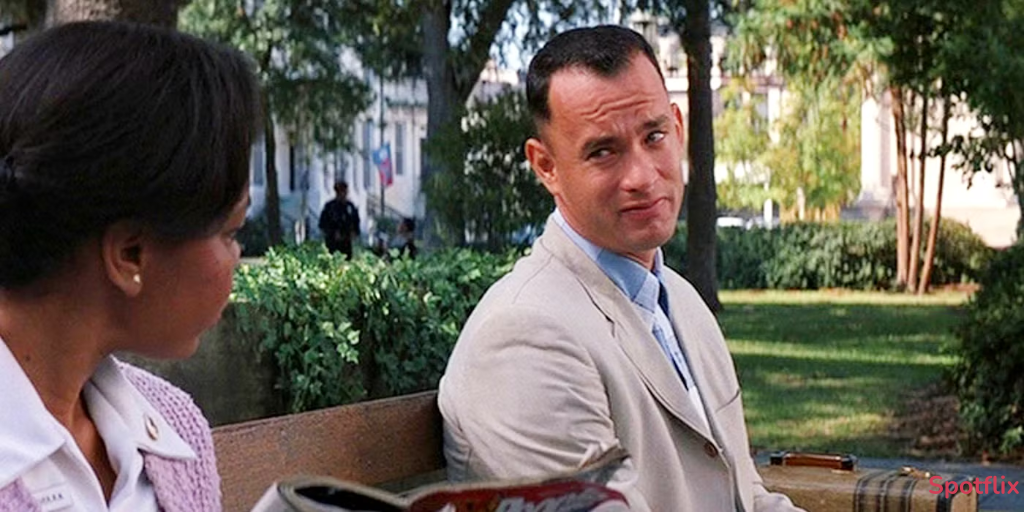 Forrest Narrates His Life Story to Strangers at the Bus Stop from Forrest Gump