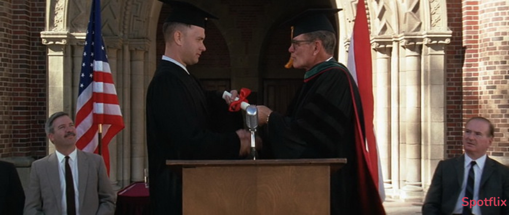 Gump Graduates from the University of Alabama from Forrest Gump