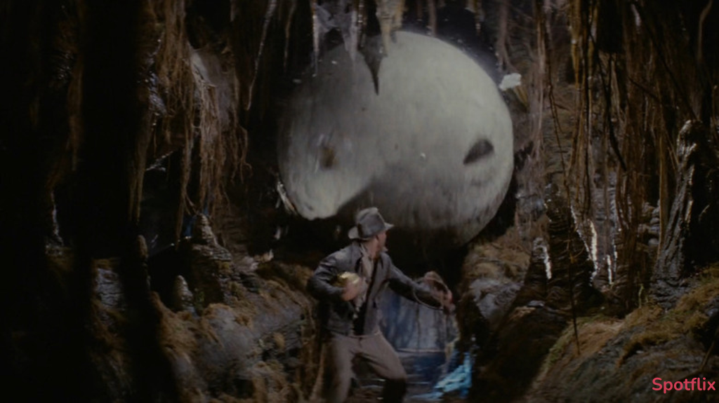 Indy Runs from the Giant Boulder - Photo 1