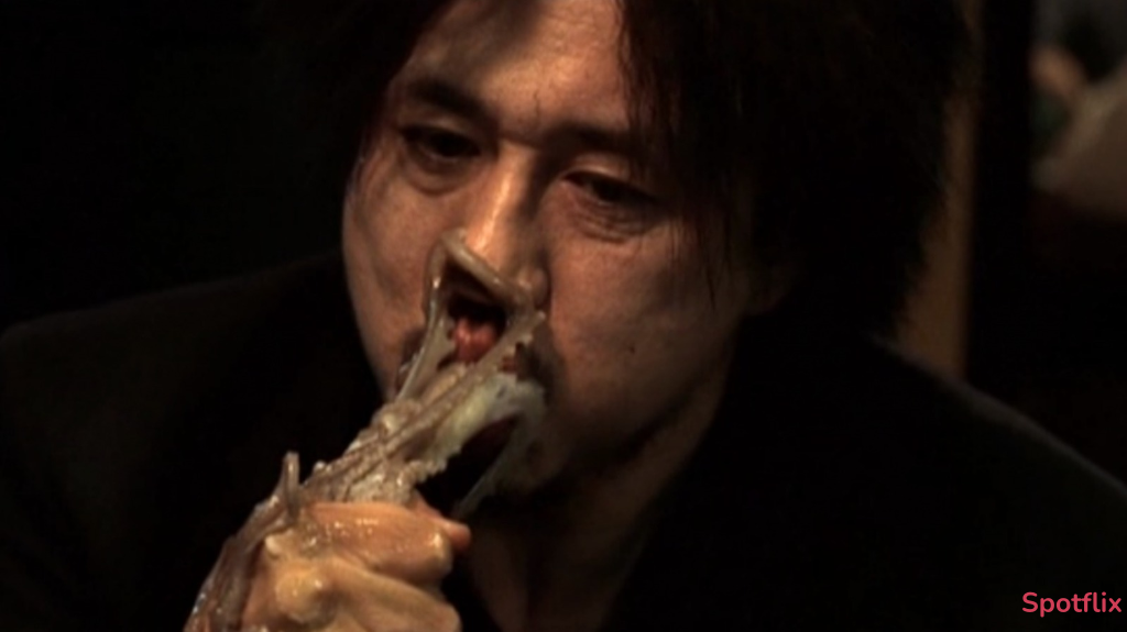 Live Octopus Scene (Sushi Bar) from Oldboy