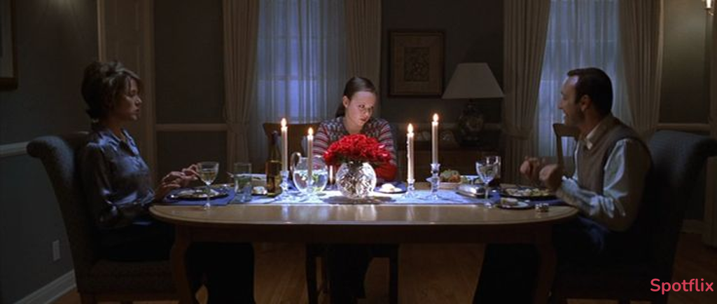 Burnham House Dinner Scene from American Beauty